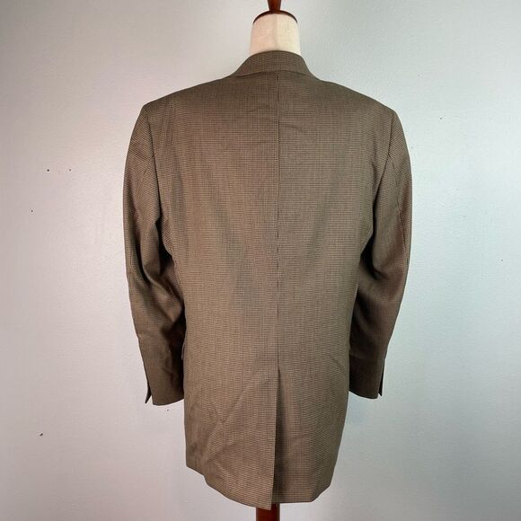 Jos. A. Banks Brown Wool-Blend Sport Coat Size 41R EUC - Picture 5 of 9